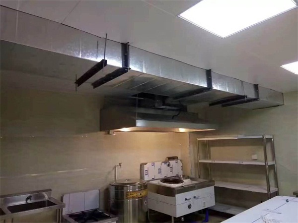 厨房排烟管道安装案例